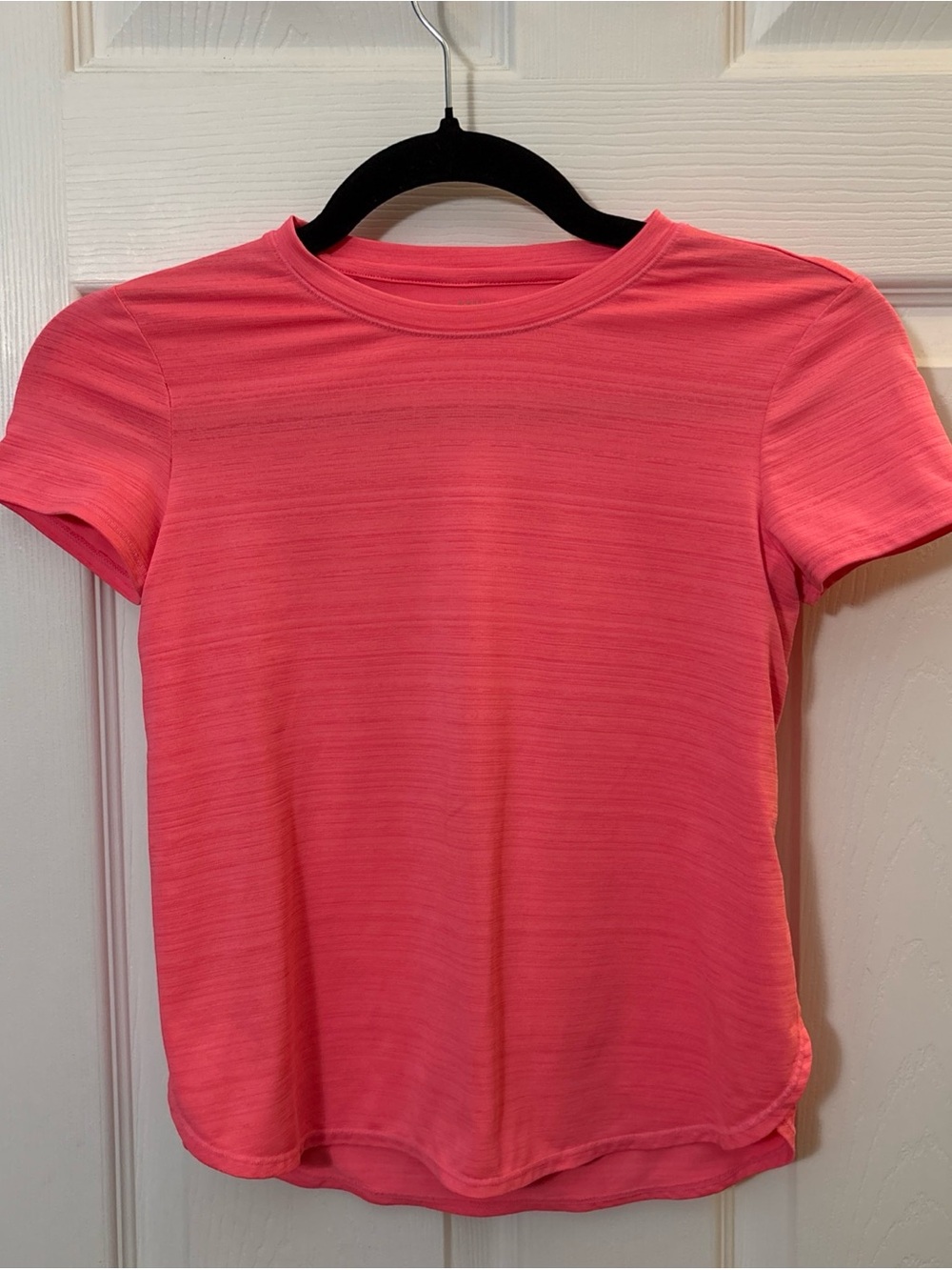 Athleta Girls' Short Sleeve Crew Tee in Coral Pink